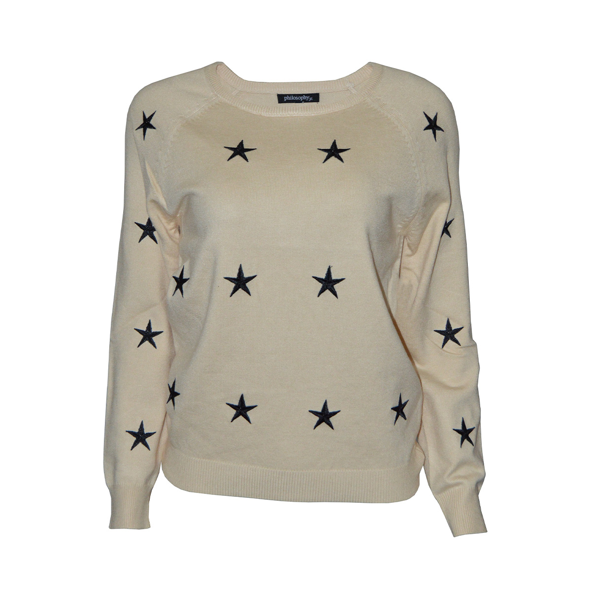 Su&eacute;ter con Bordado de Estrellas Philosophy Talla Grande para Mujer image number null