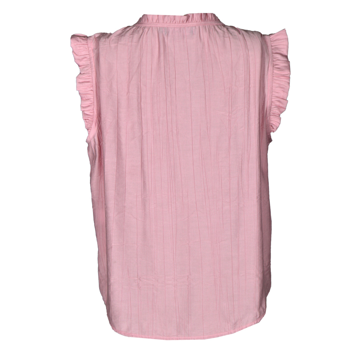 Blusa Lisa con Olanes Philosophy Talla Chica Color Rosa para Mujer image number null