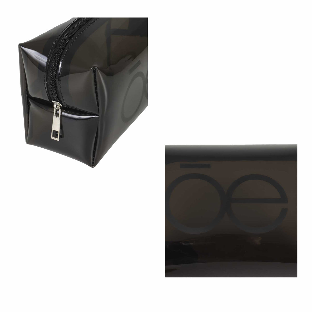 Cosmetiquera Cierre Sencillo Negro Cloe image number null