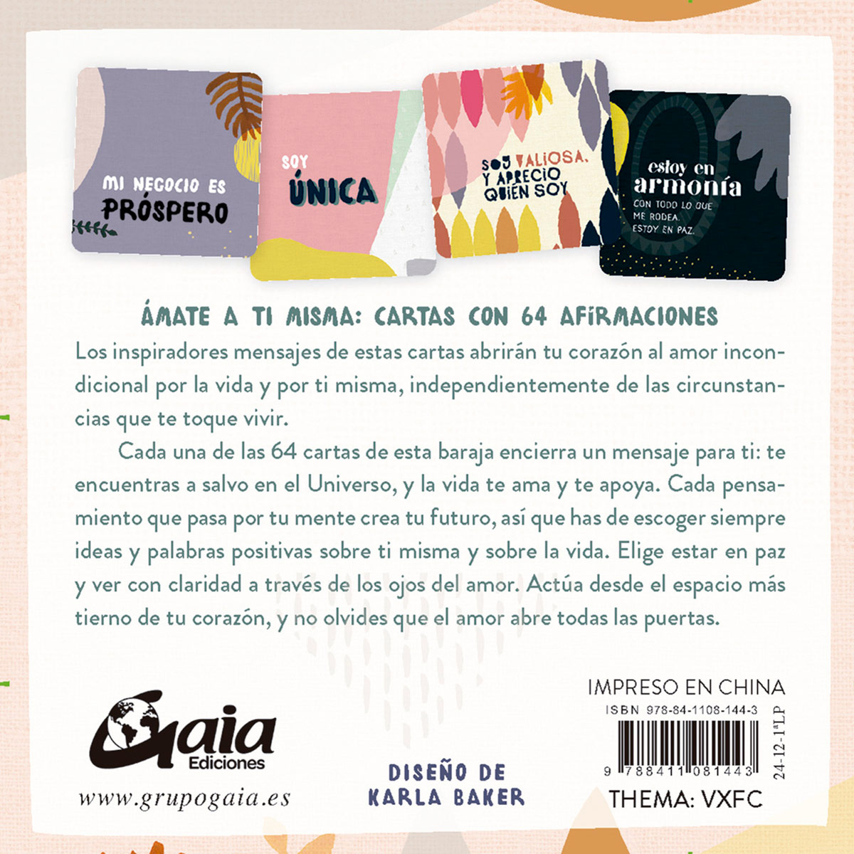 Ámate a ti misma. Cartas image number null