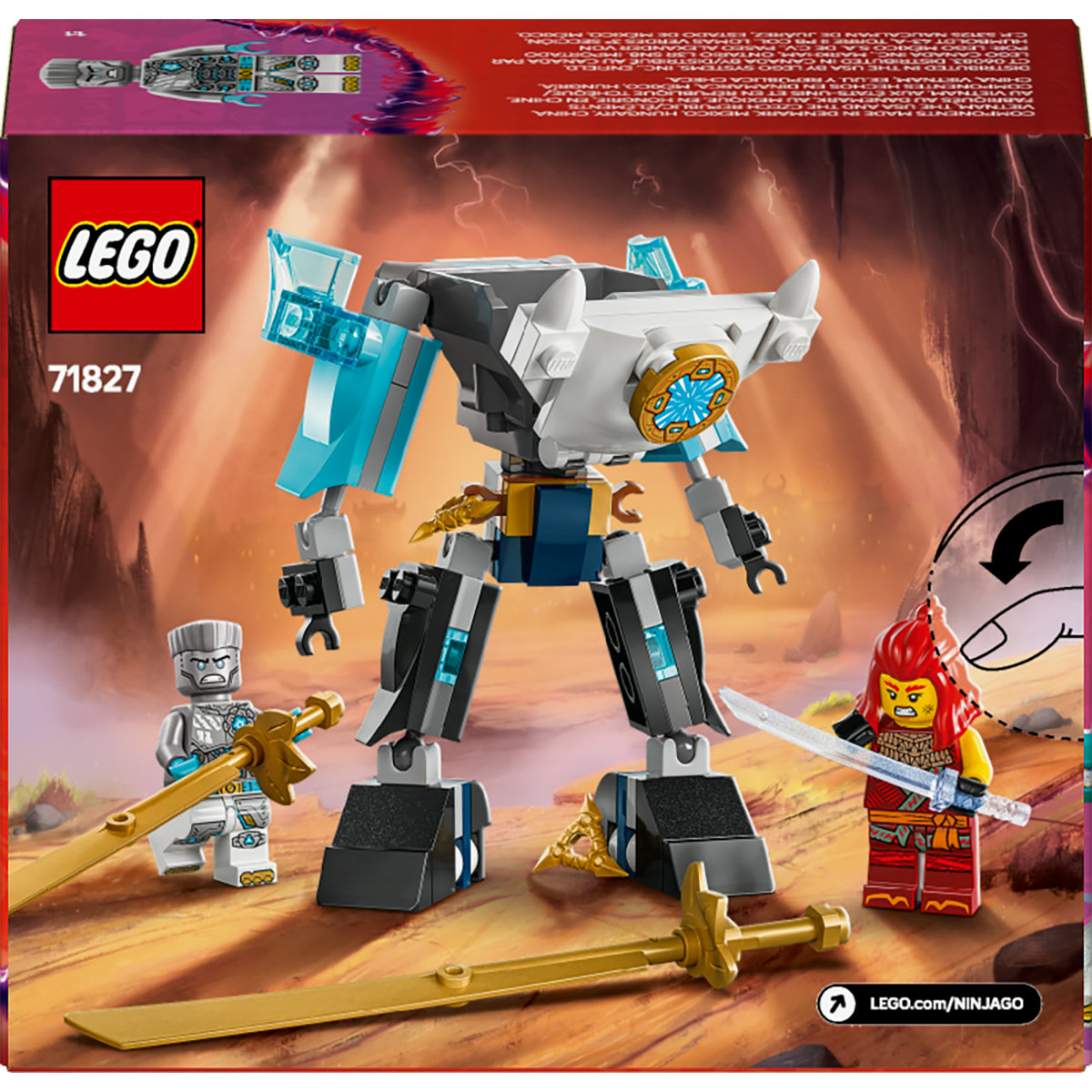 LEGO® Armadura Robótica de Combate de Zane image number null