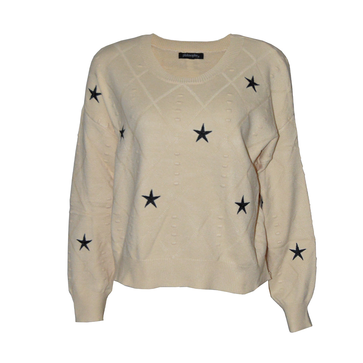 Suéter con Estrellas Philosophy Talla Grande para Mujer image number null
