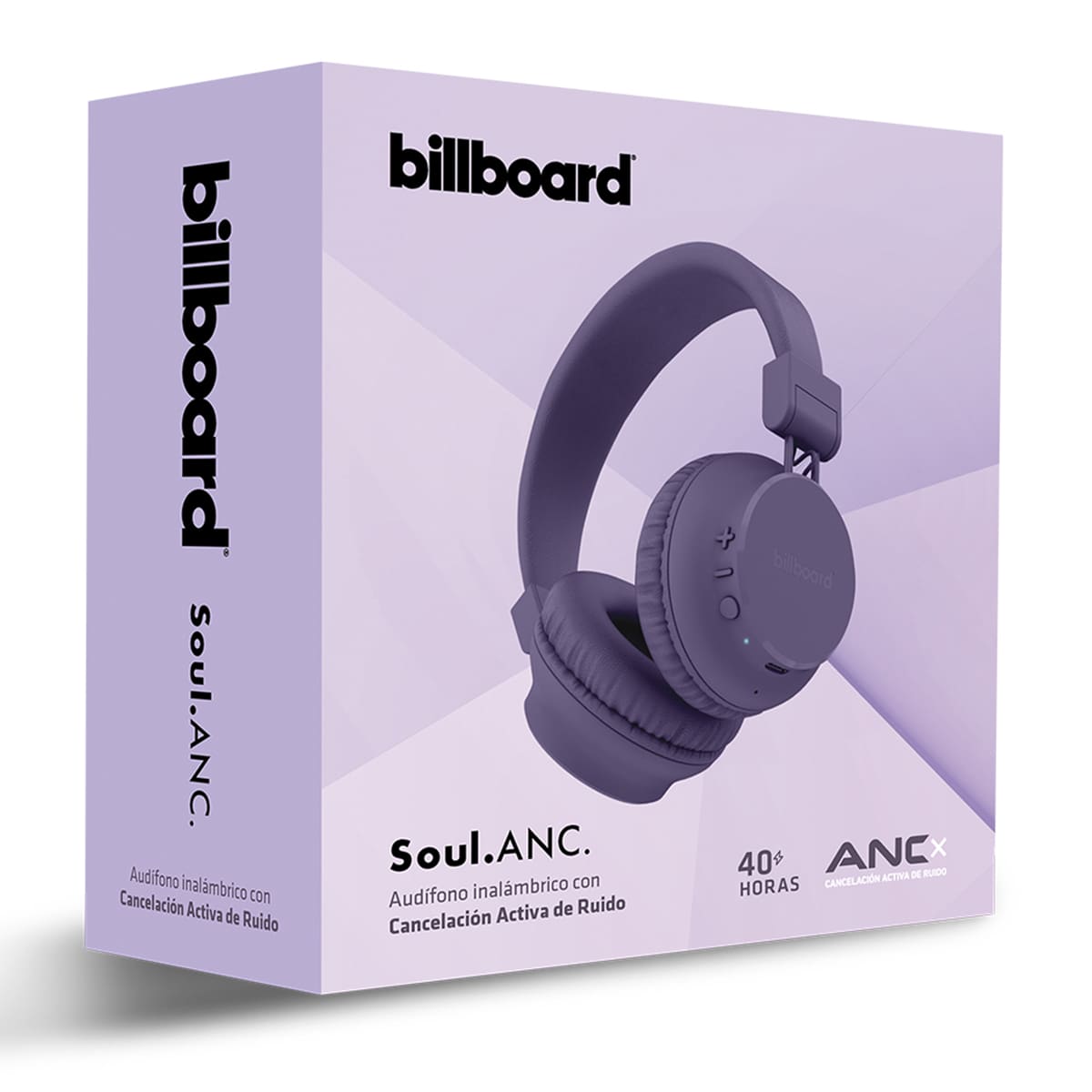 Audífonos Inalámbricos Billboard Soul ANC Violeta image number null
