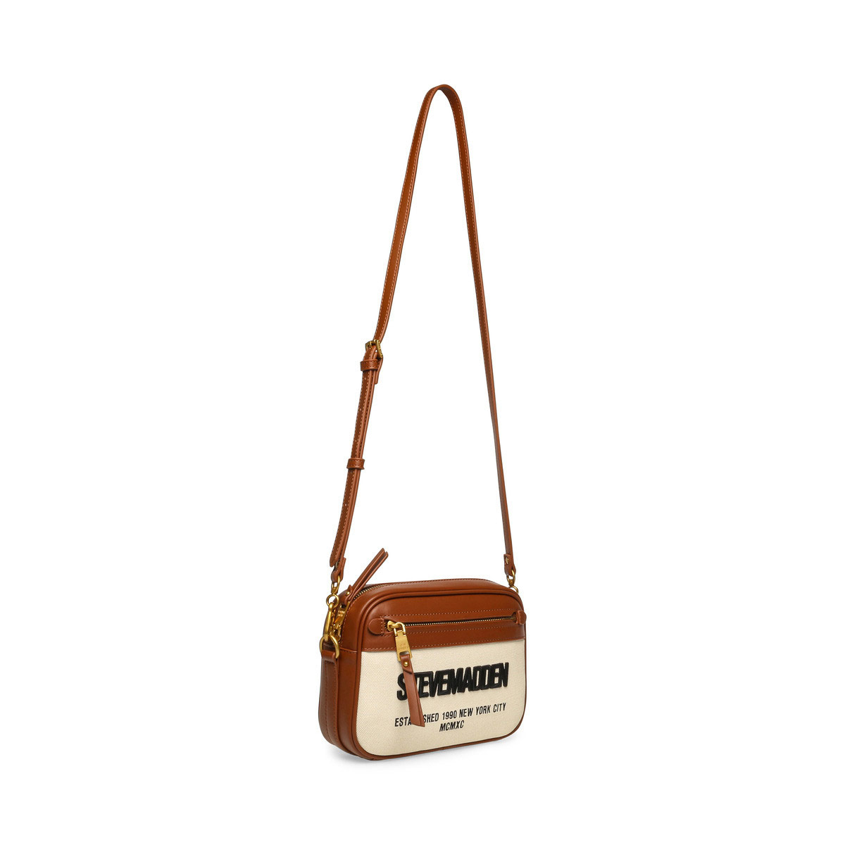 Bolsa Crossbody Steve Madden Baize Cognac para Mujer image number null