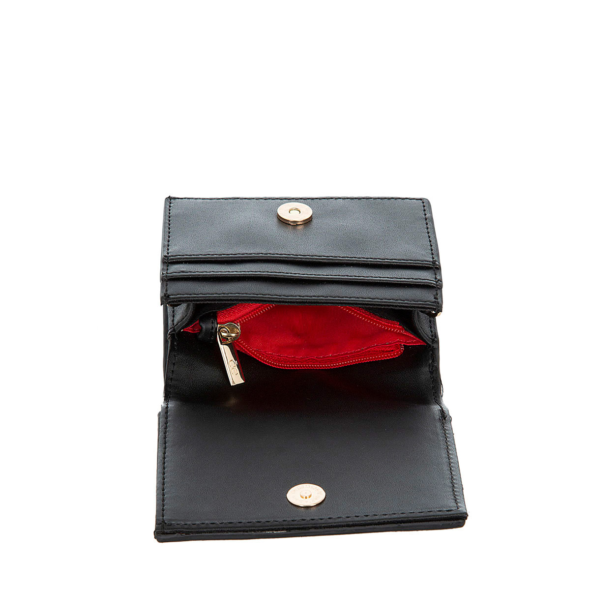 Billetera Flap Cloe Color Negro para Mujer image number null