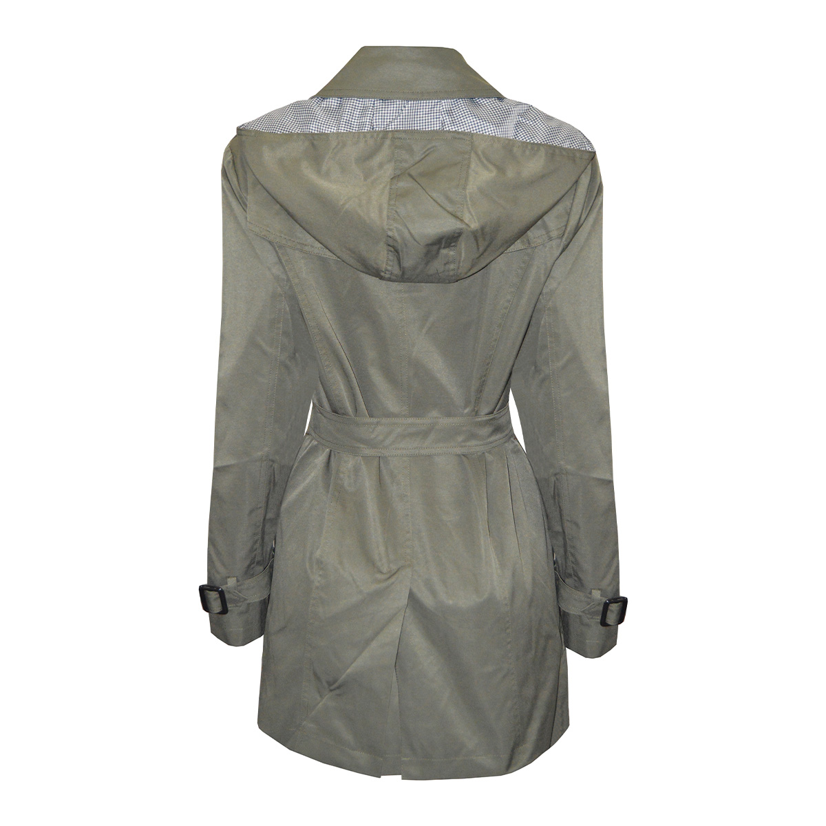 Gabardina con Capucha y Cinturón Philosophy Talla Extra Grande para Mujer image number null