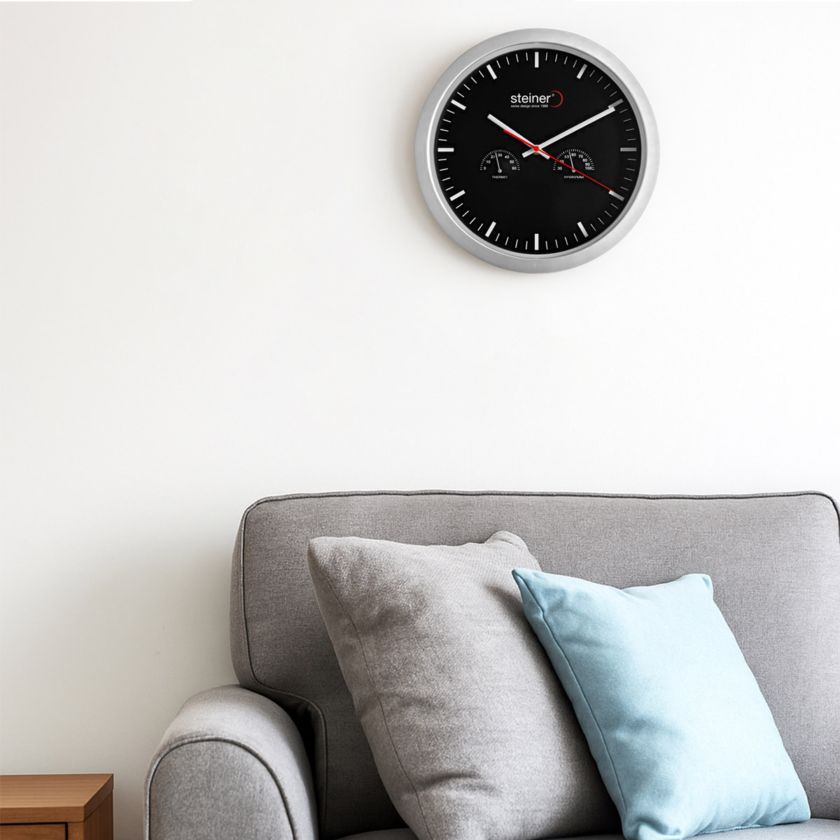 Reloj de Pared Steiner Color Negro STWA25-268BK image number null