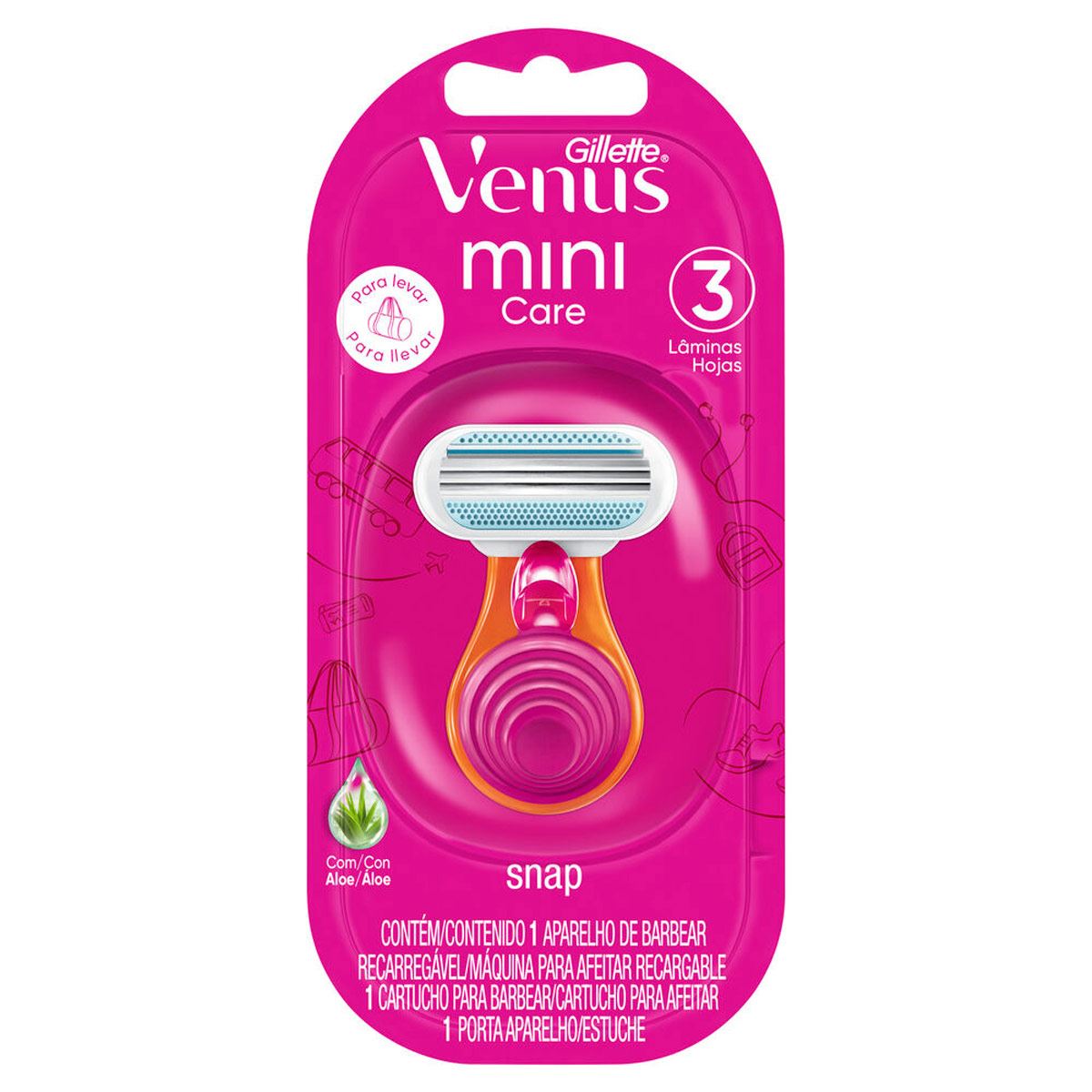 Rastrillo Reutilizable Gillette Venus Mini Care Snap para Mujer 1 unidad image number null