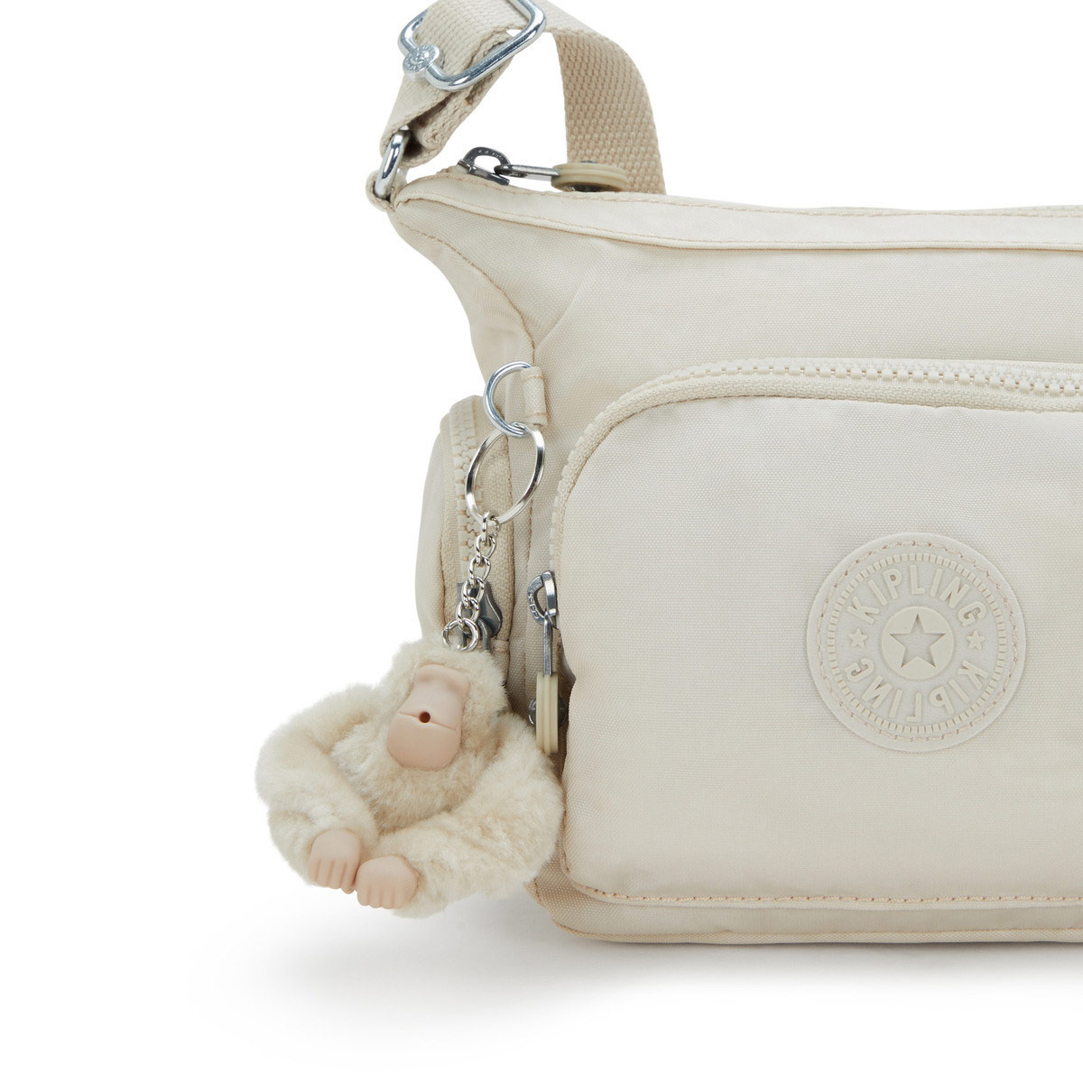 Bolsa Crossbody Kipling Color Beige para Mujer image number null