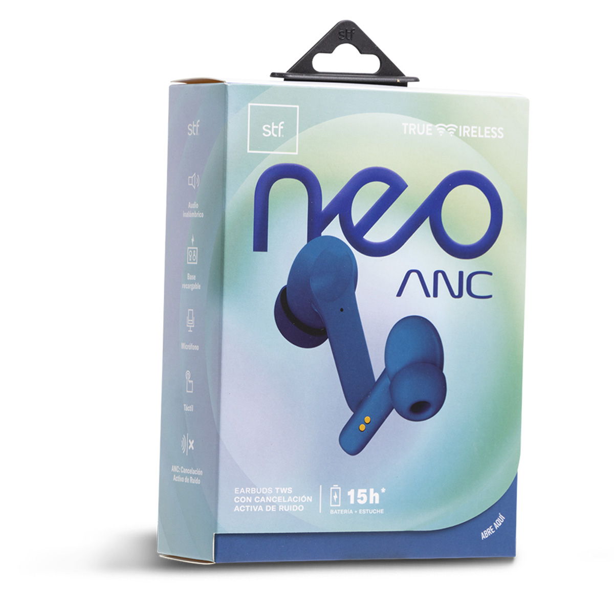 Audífonos STF Neo True Wireless ANC Azul image number null