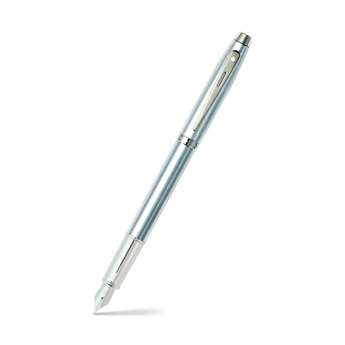 Pluma fuente  serie 100 cromo cepillado ct punto mediano Sheaffer image number null