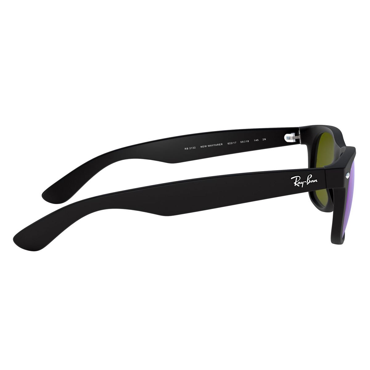 Lente Solar Ray-Ban New Wayfarer Azul en Nylon Negro image number null
