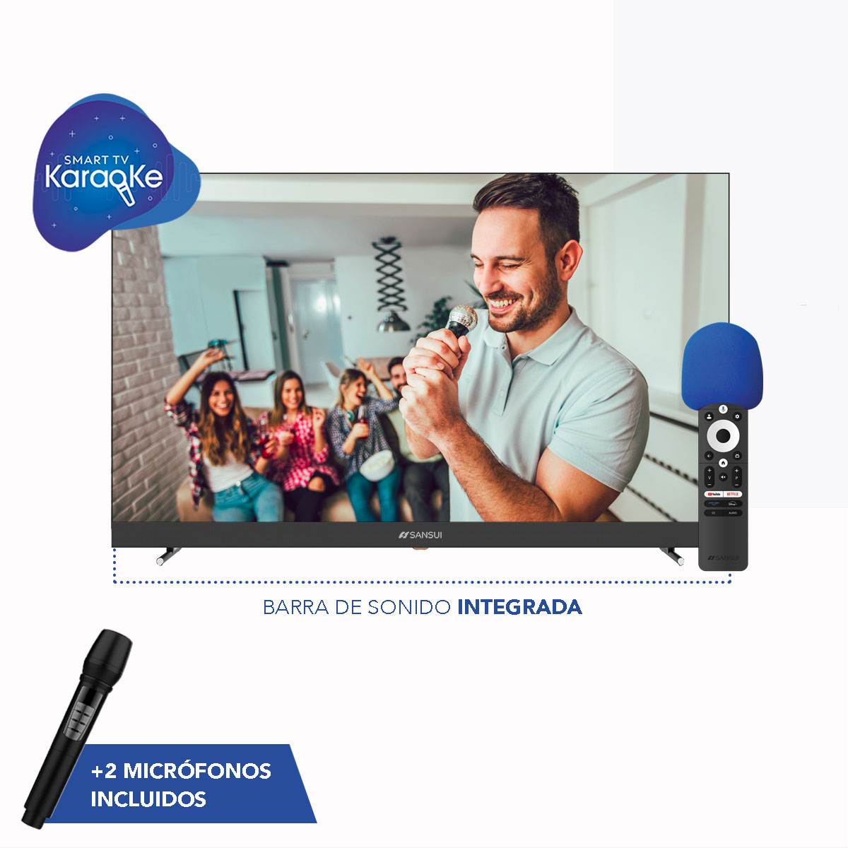 Pantalla Sansui de 55 Pulgadas 4K Sb Smx55Vsug image number null