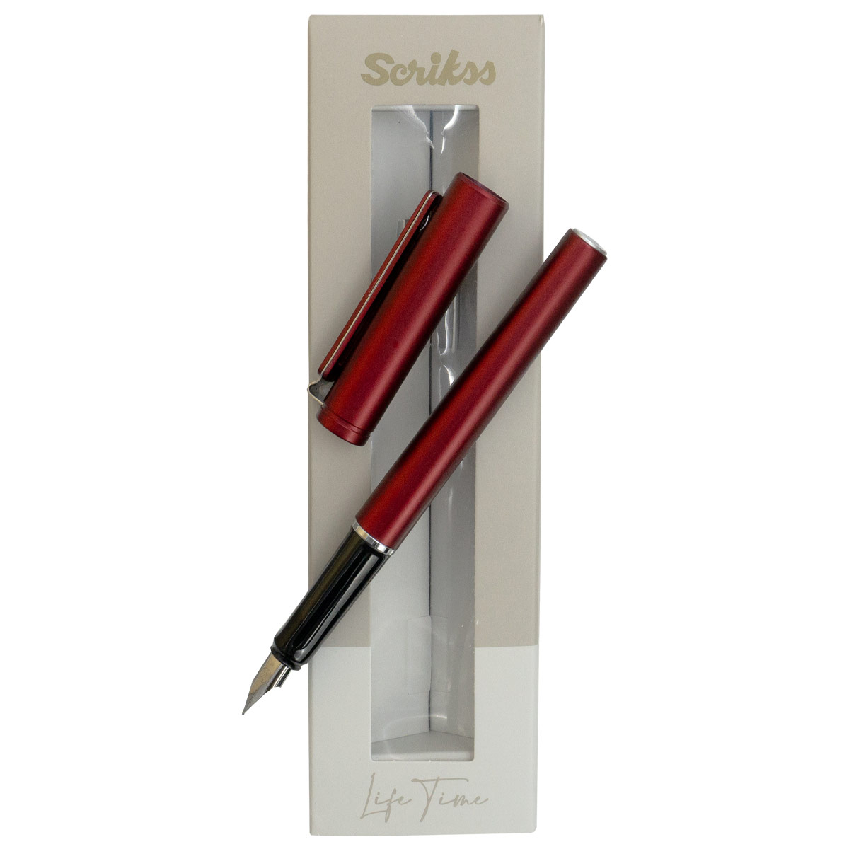 Pluma Fuente de Tinta Negra L&iacute;nea Punto SCRIKSS image number null