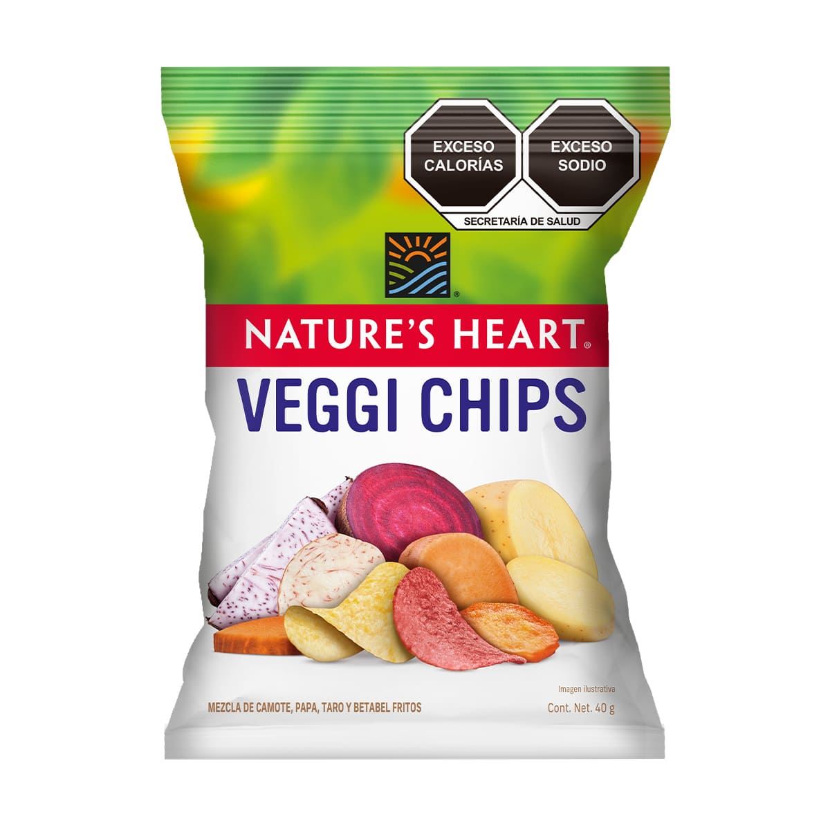 Veggi Chips Nature's Heart 40g image number null