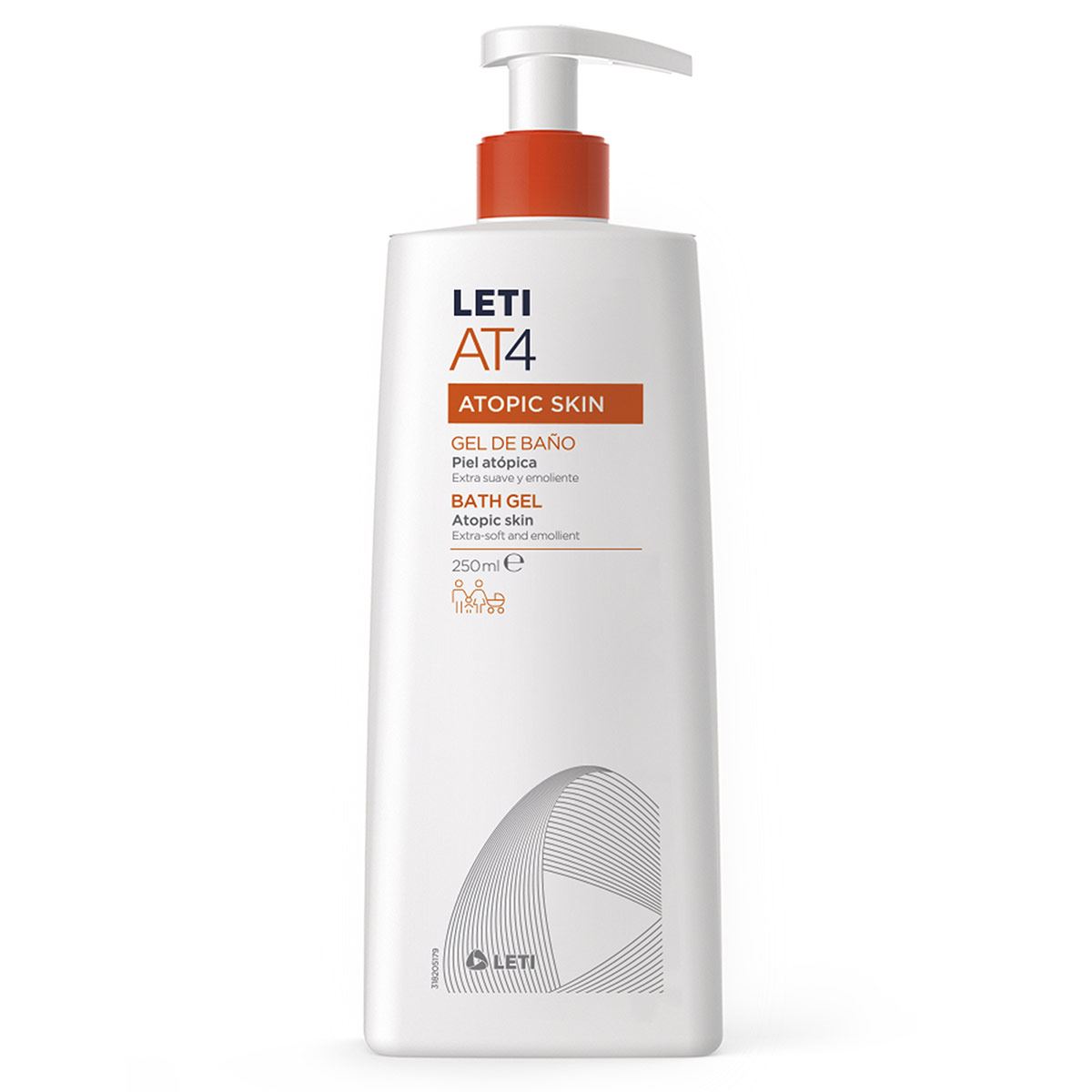 Leti AT4 gel de baño 250 ml image number null