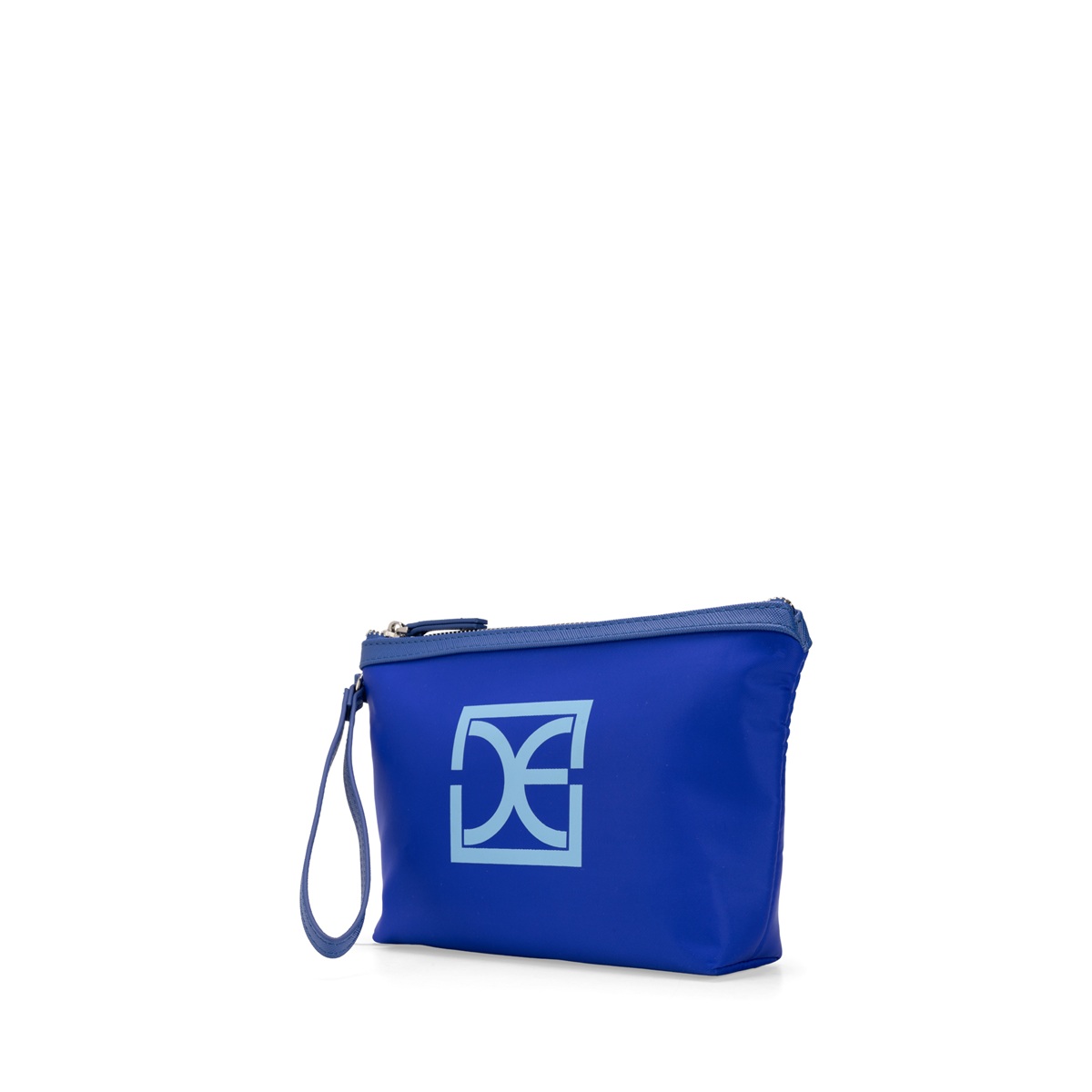 Cosmetiquera Cierre Sencillo Cloe Color Azul para Mujer image number null