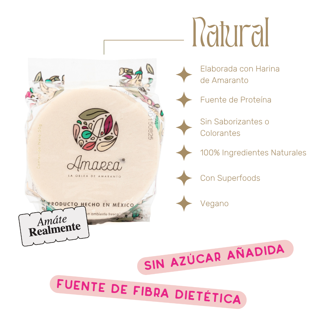 Oblea Amarea sabor natural image number null