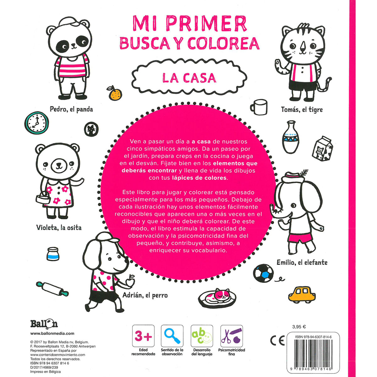 Mi primer busca y colorea - La casa image number null