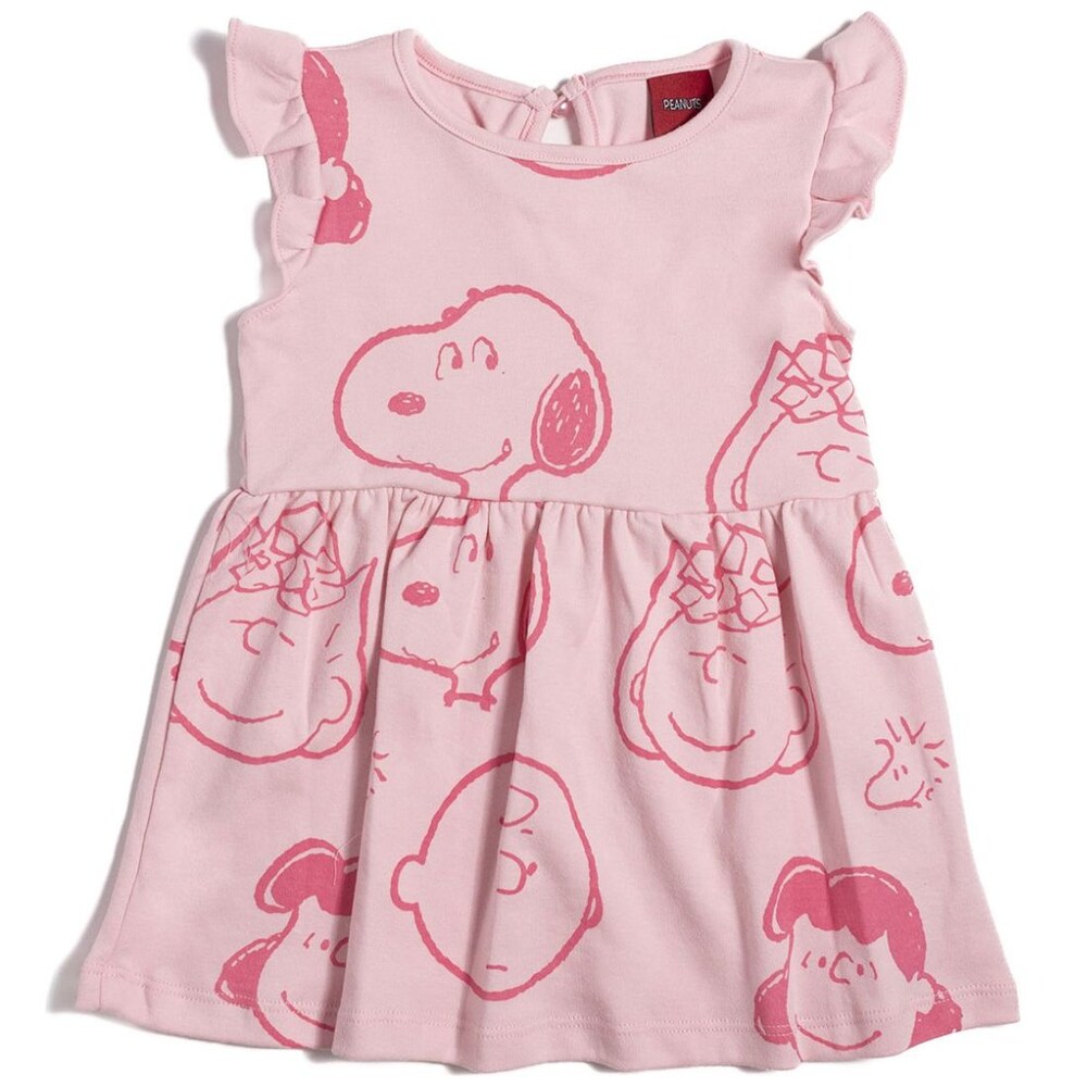 Vestido para Bebé Manga Corta Caras Snoopy image number 0