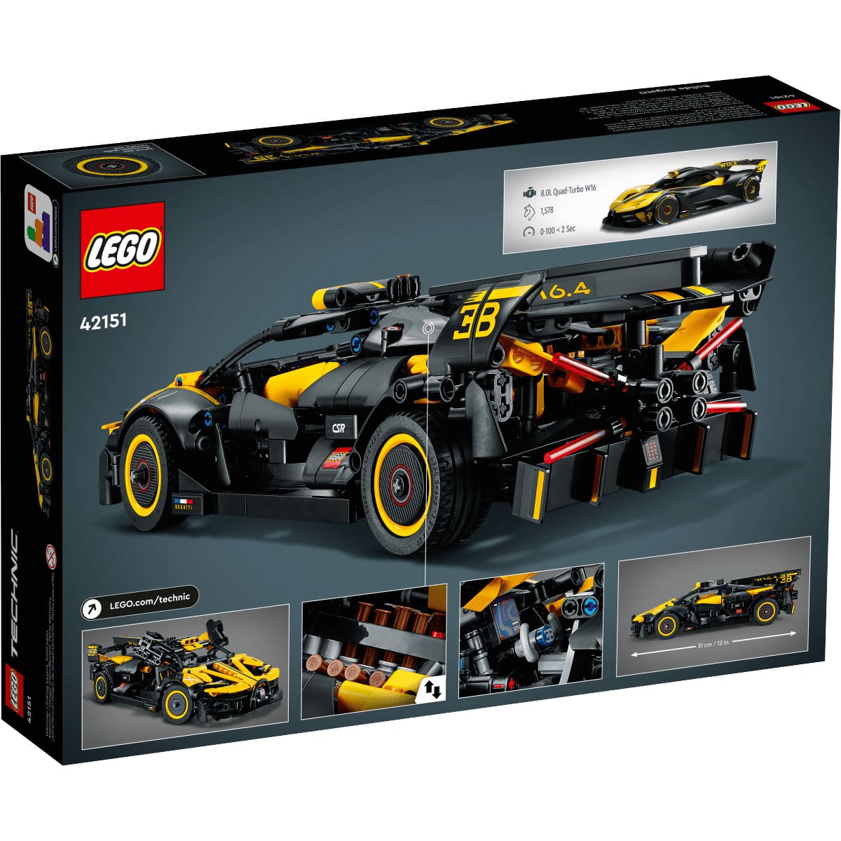 Bugatti Bolide Lego Technic image number null