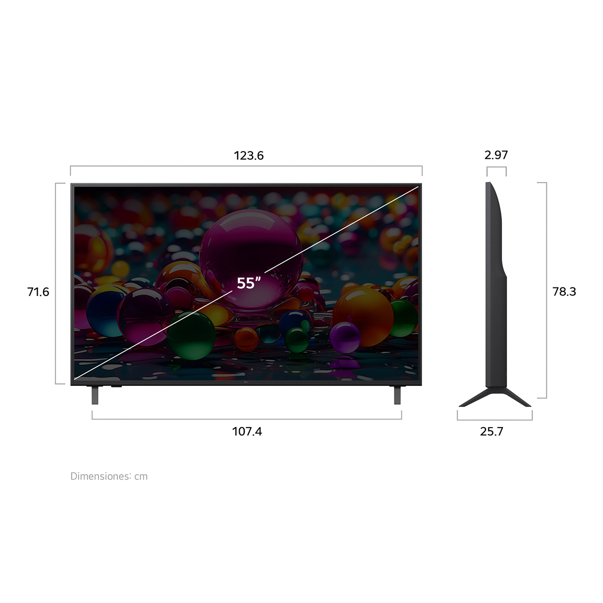 Pantalla LG de 55 Pulgadas 4K 55ua8050psa image number null