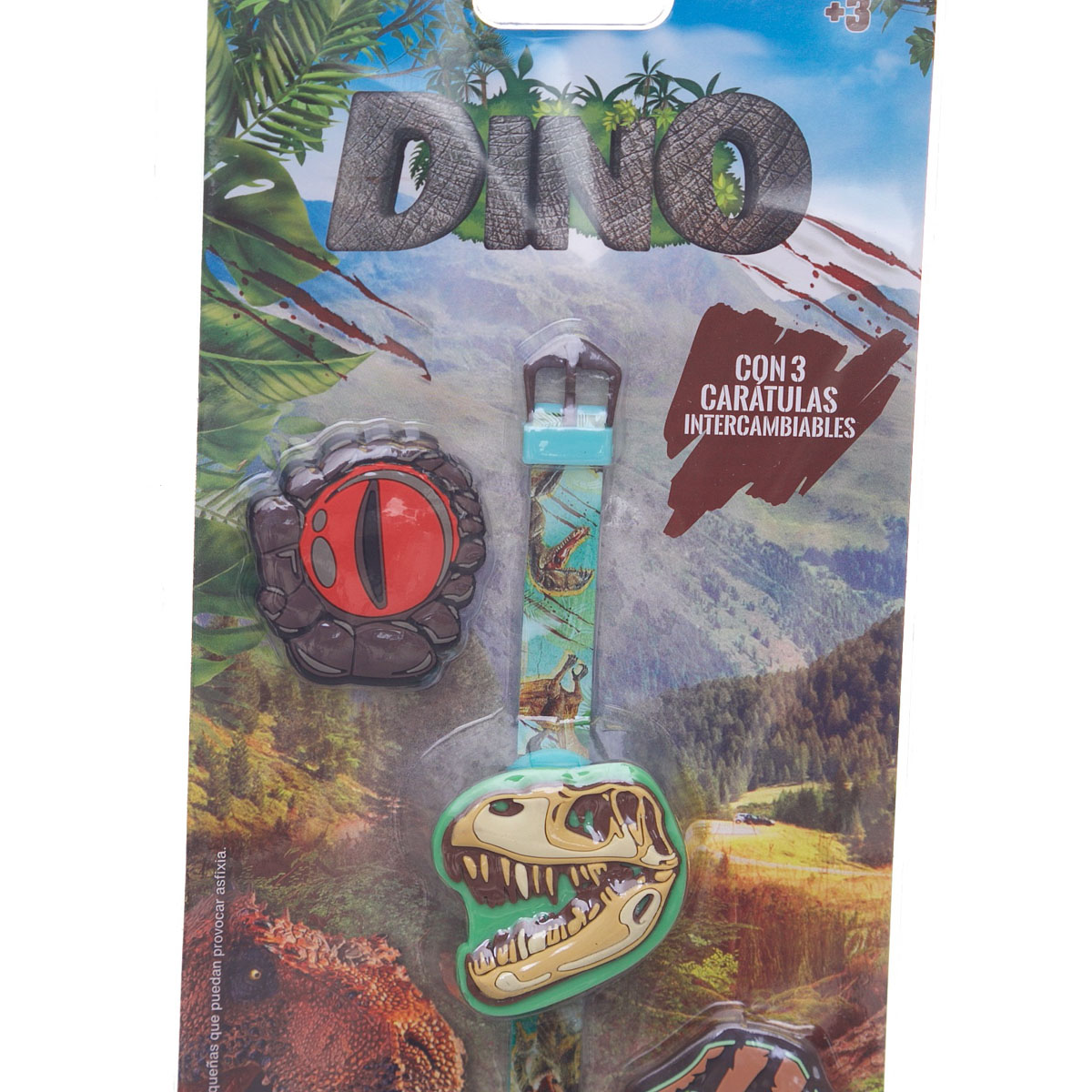 Reloj Digital con Caratulas Intercambiables Dinosaurios Switch image number null