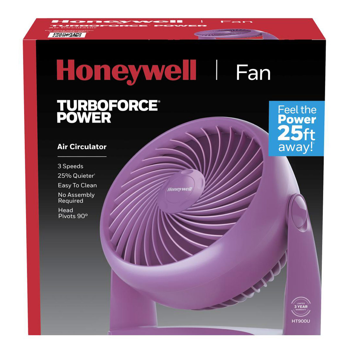 Ventilador Turbo Force Morado Honeywell image number null