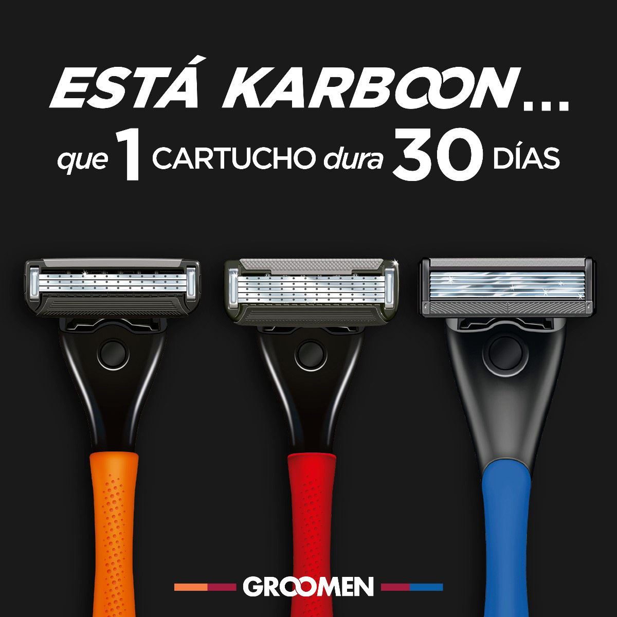 M&aacute;quina de afeitar Groomen 500 1mes e24 image number null