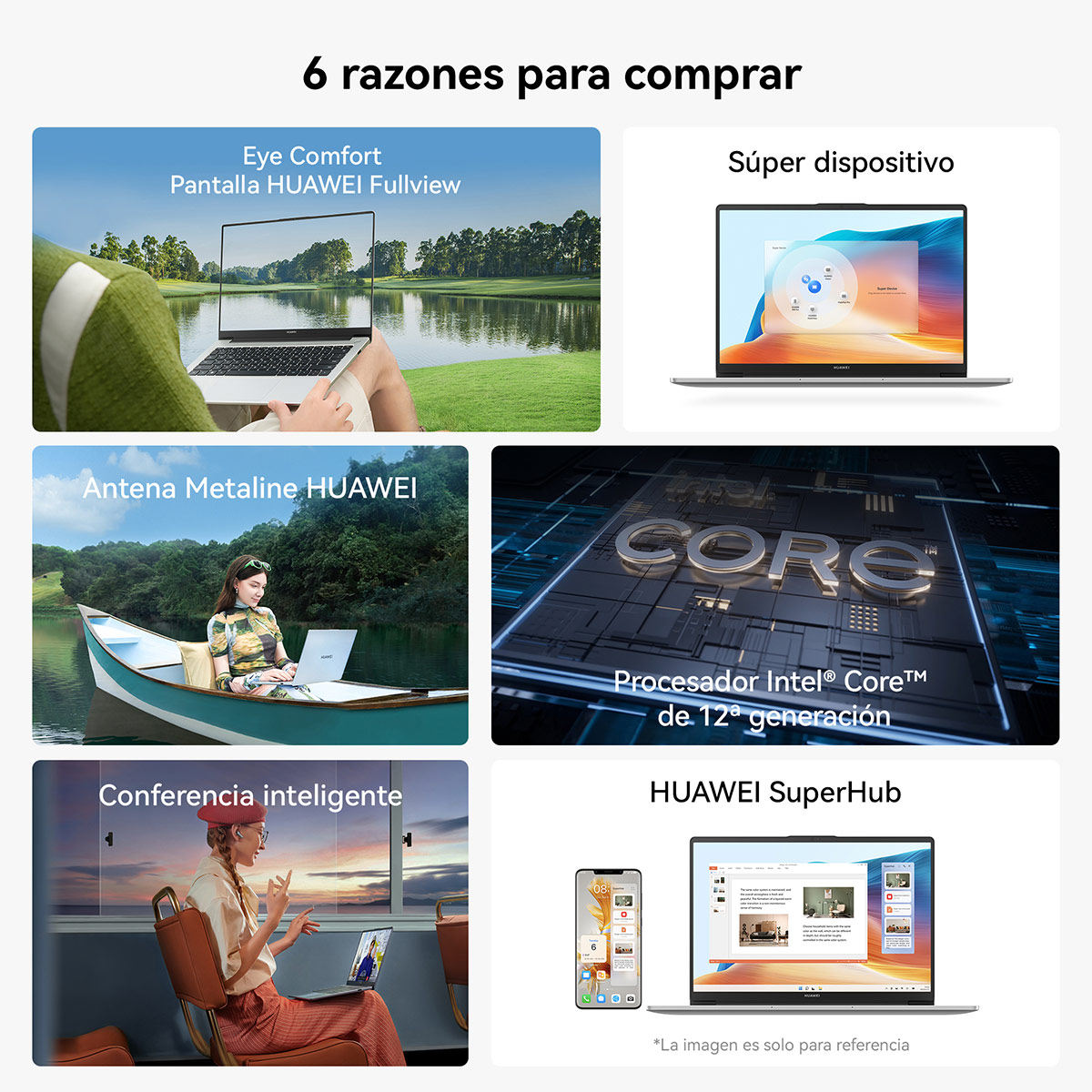 MateBook Huawei 14 Pulgadas D14 Core i5 12th 16GB+512GB Win11 image number null