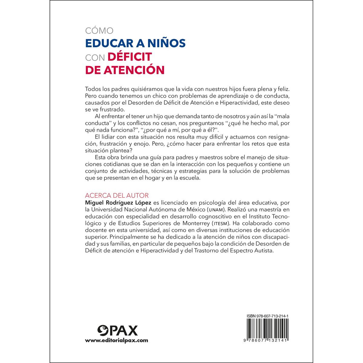 Como educar a niños con déficit de atención image number null