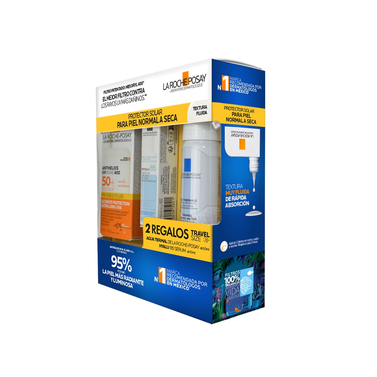 La Roche Posay Rutina De Protecci&oacute;n Solar Para Piel Normal A Seca image number null