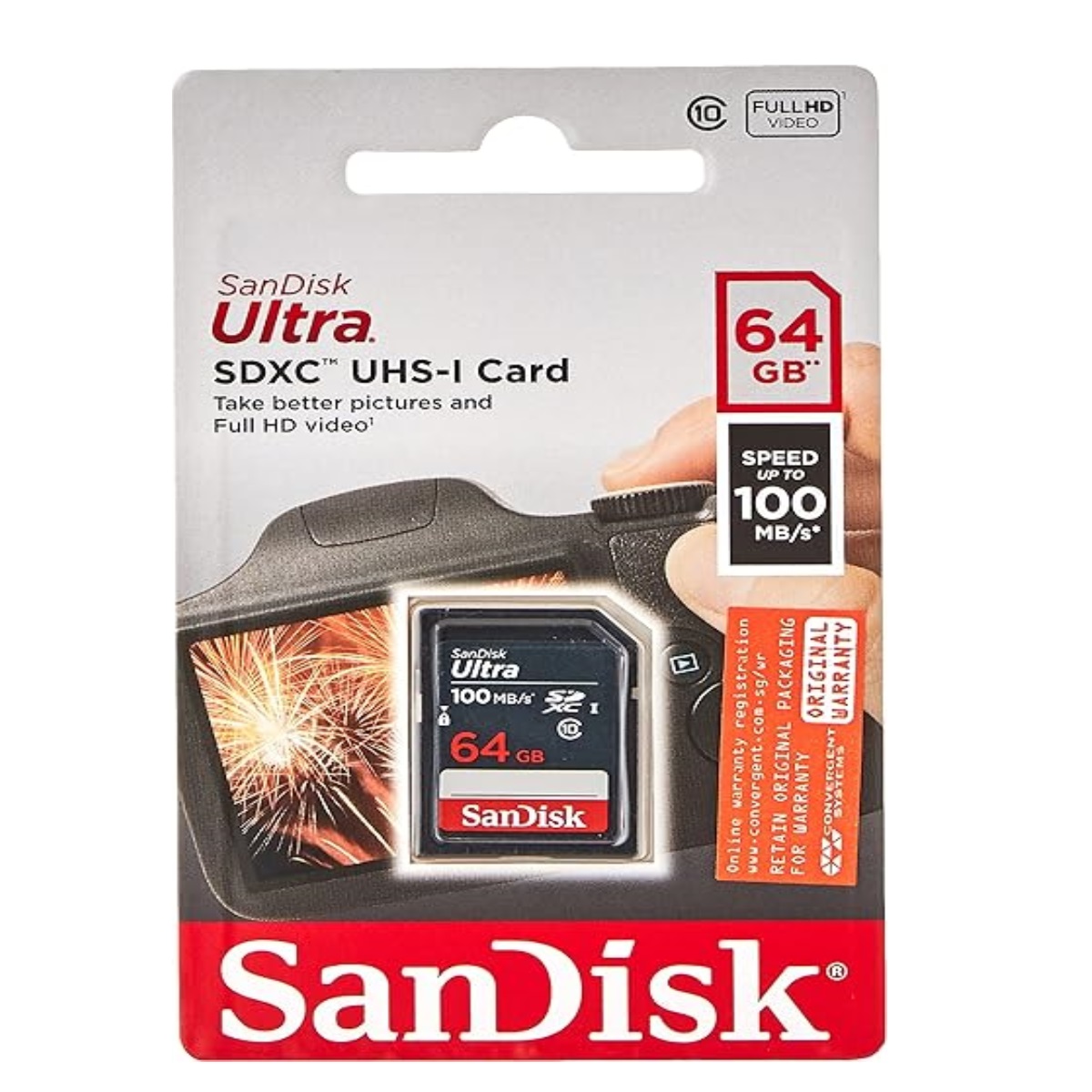 Tarjeta de Memoria Sandisk SD Ultra 64GB image number null