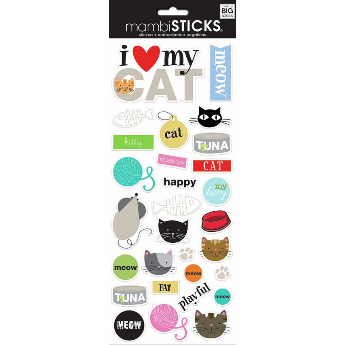 Stickers Thp Gato Te Amo image number null