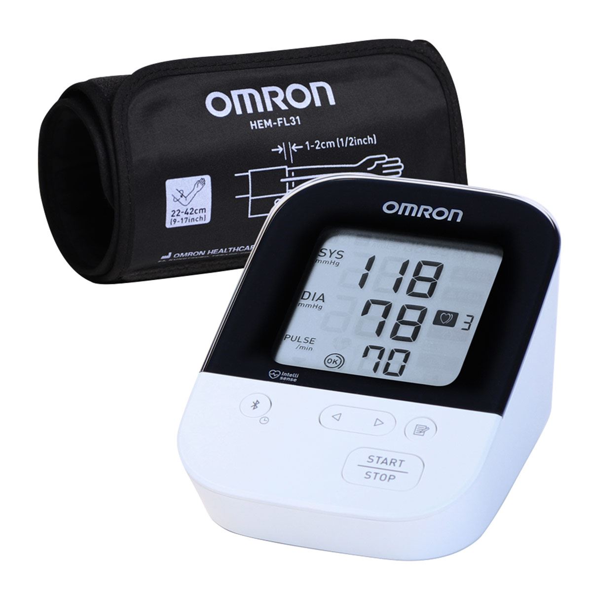 Baumanómetro Digital de Brazo con Bluetooth Omron image number null