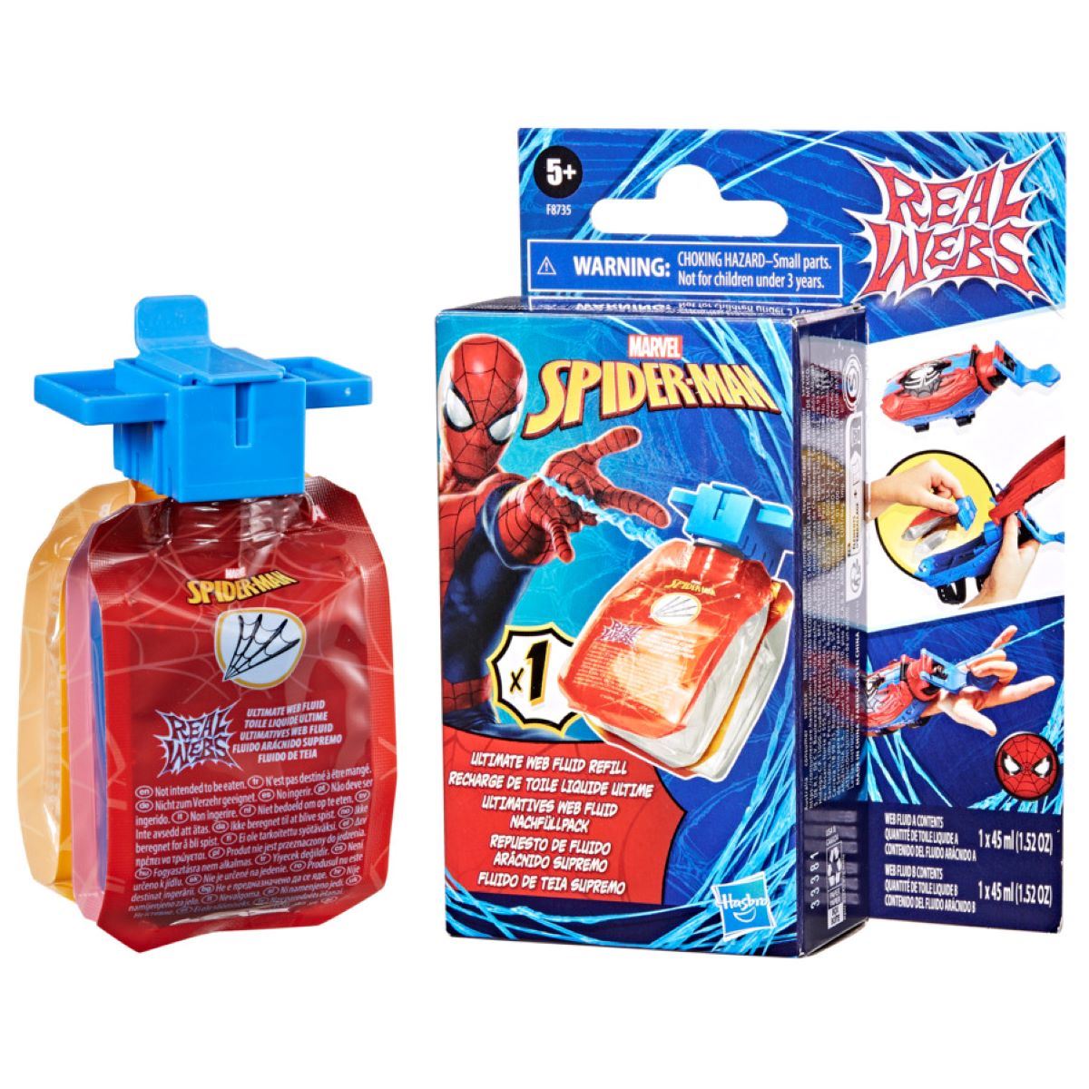 Repuesto Arácnido Lanzador Supremo Spider-Man Real Webs image number null