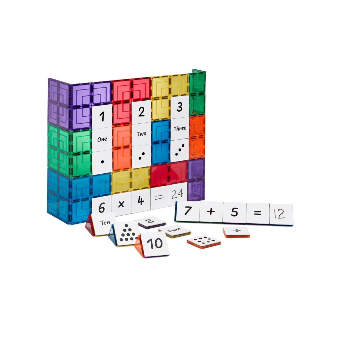 Set Mosaicos Magn&eacute;ticos Aritm&eacute;tica 40 Piezas Learn & Grow Toys image number null