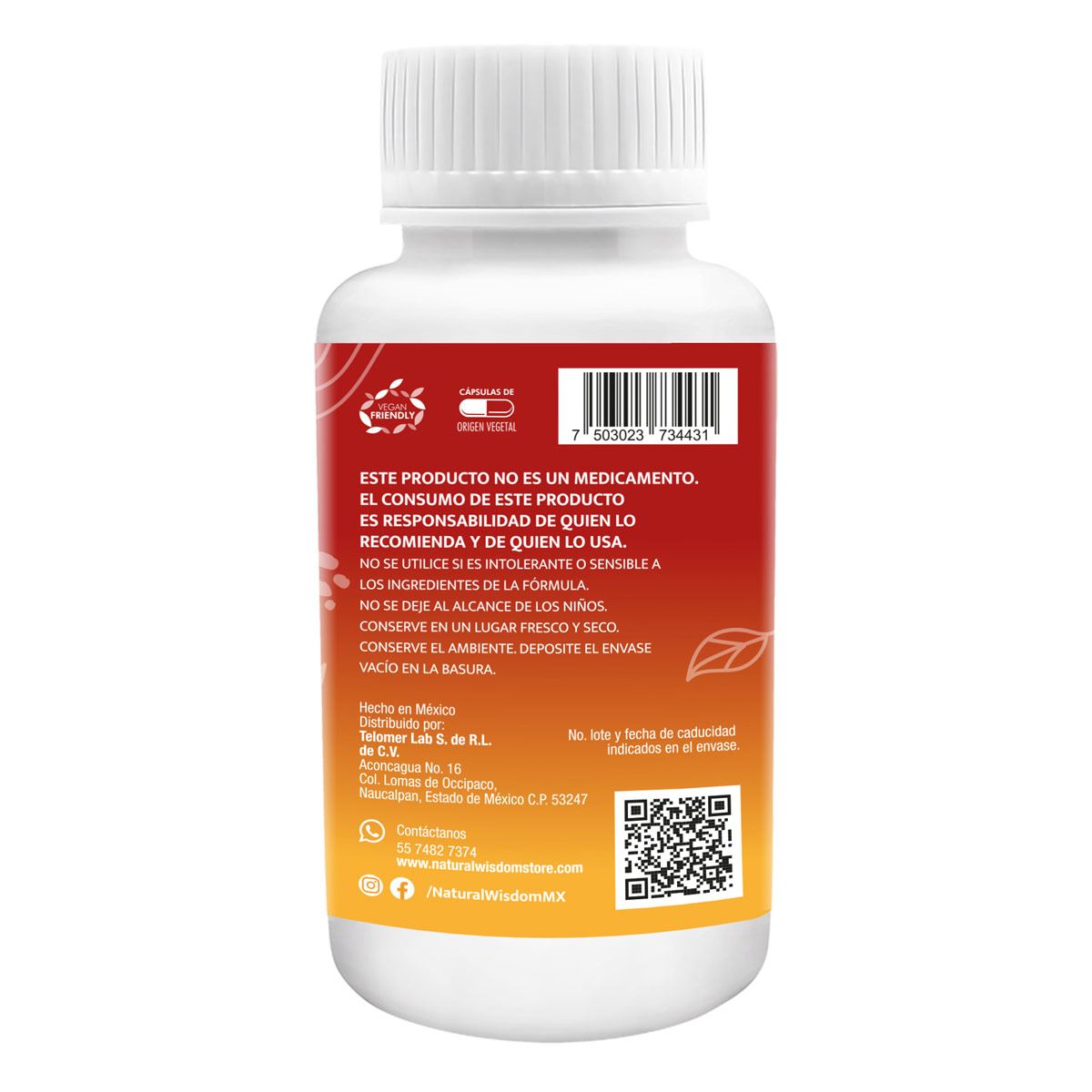 Vinagre de Manzana 60 caps image number null