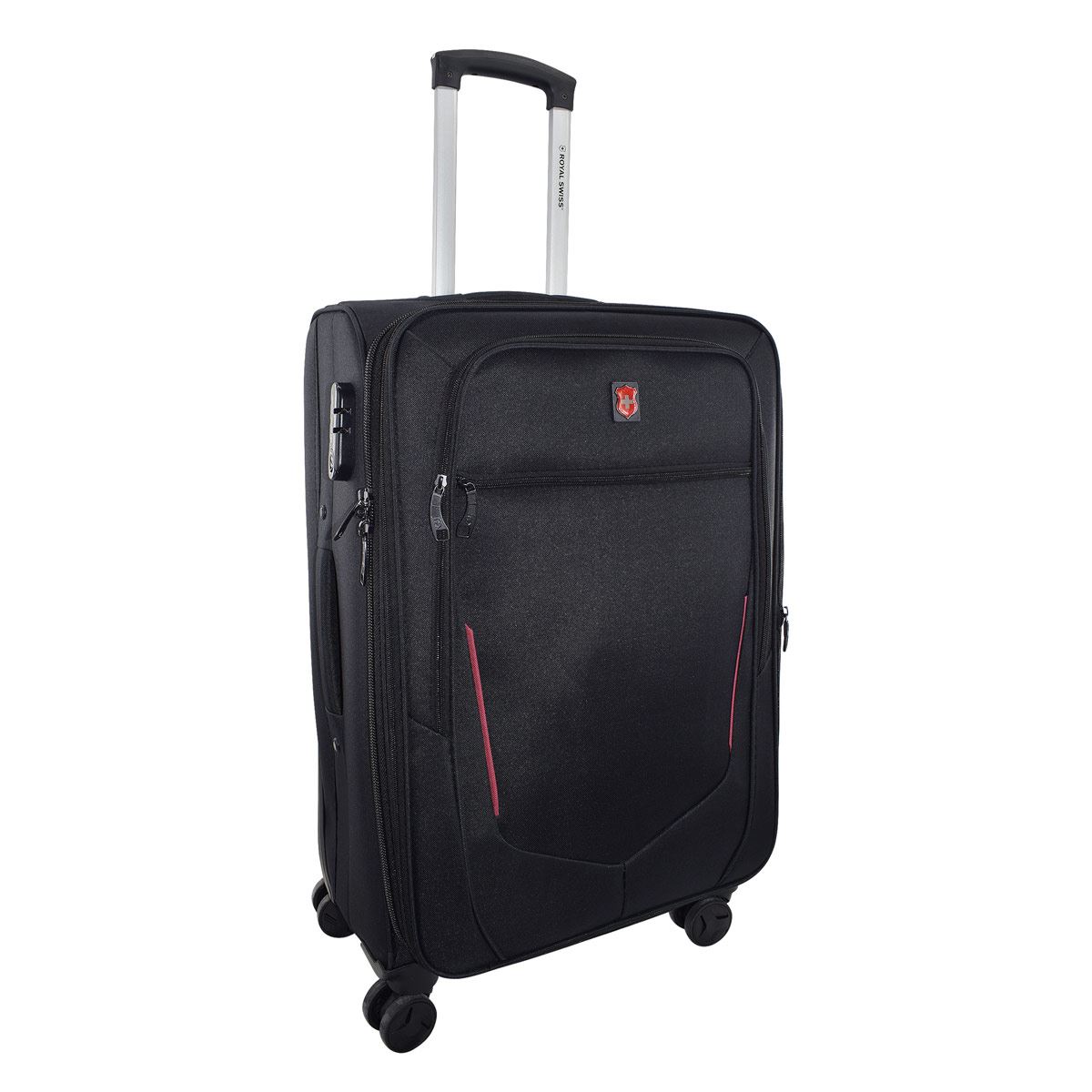 Maleta 24 Negra Friburgo Royal Swiss" image number null