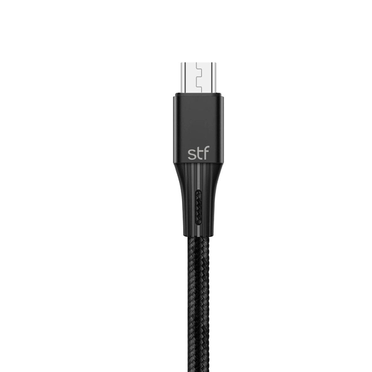 Cable STF micro USB carga rápida 1.8 m negro image number null