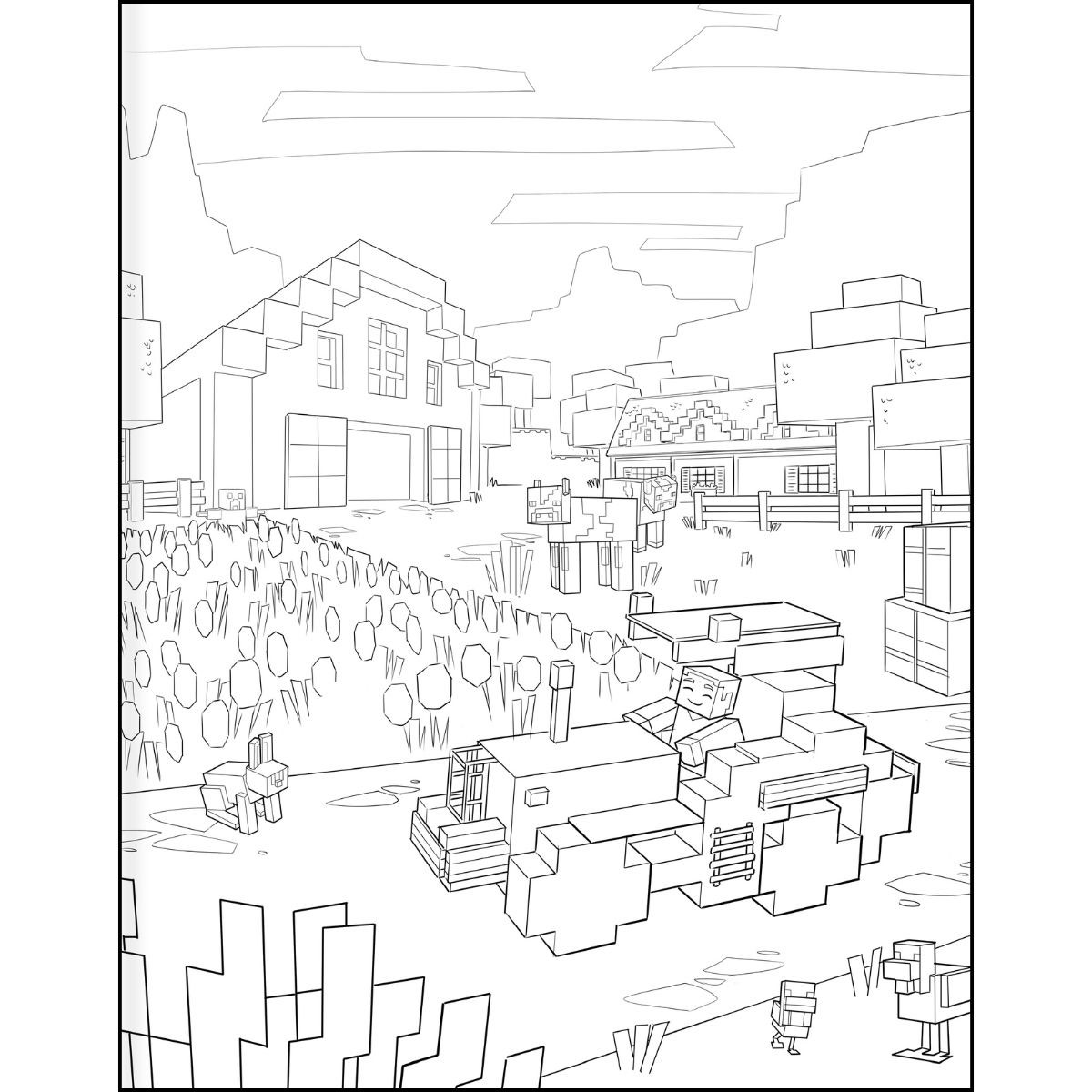 Minecraft. El libro oficial para colorear modo aventura image number null