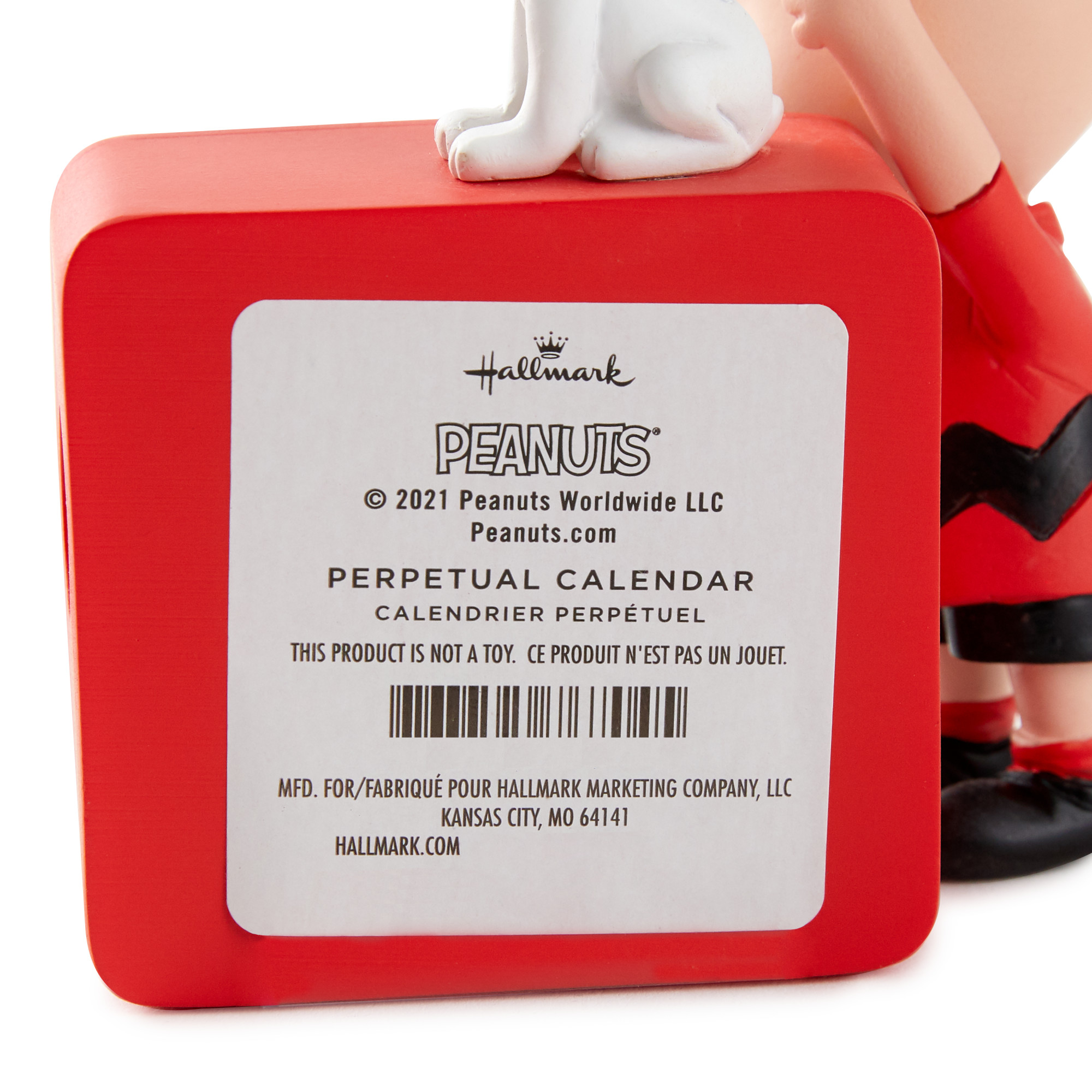 Calendario Perpetuo de TV con Figuras de Snoopy y Woodstock image number null