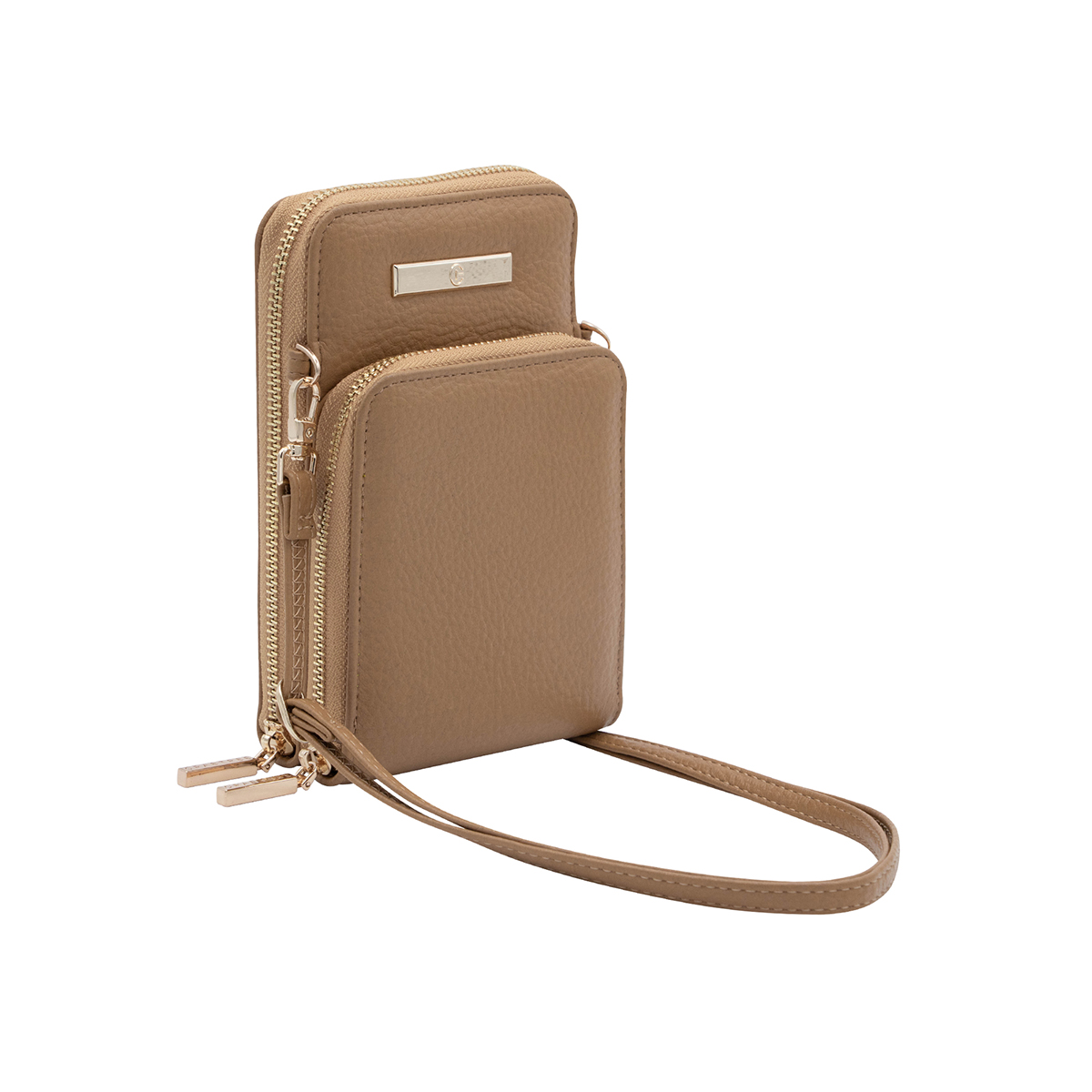 Cartera Crabtree Caf&eacute; para Mujer image number null