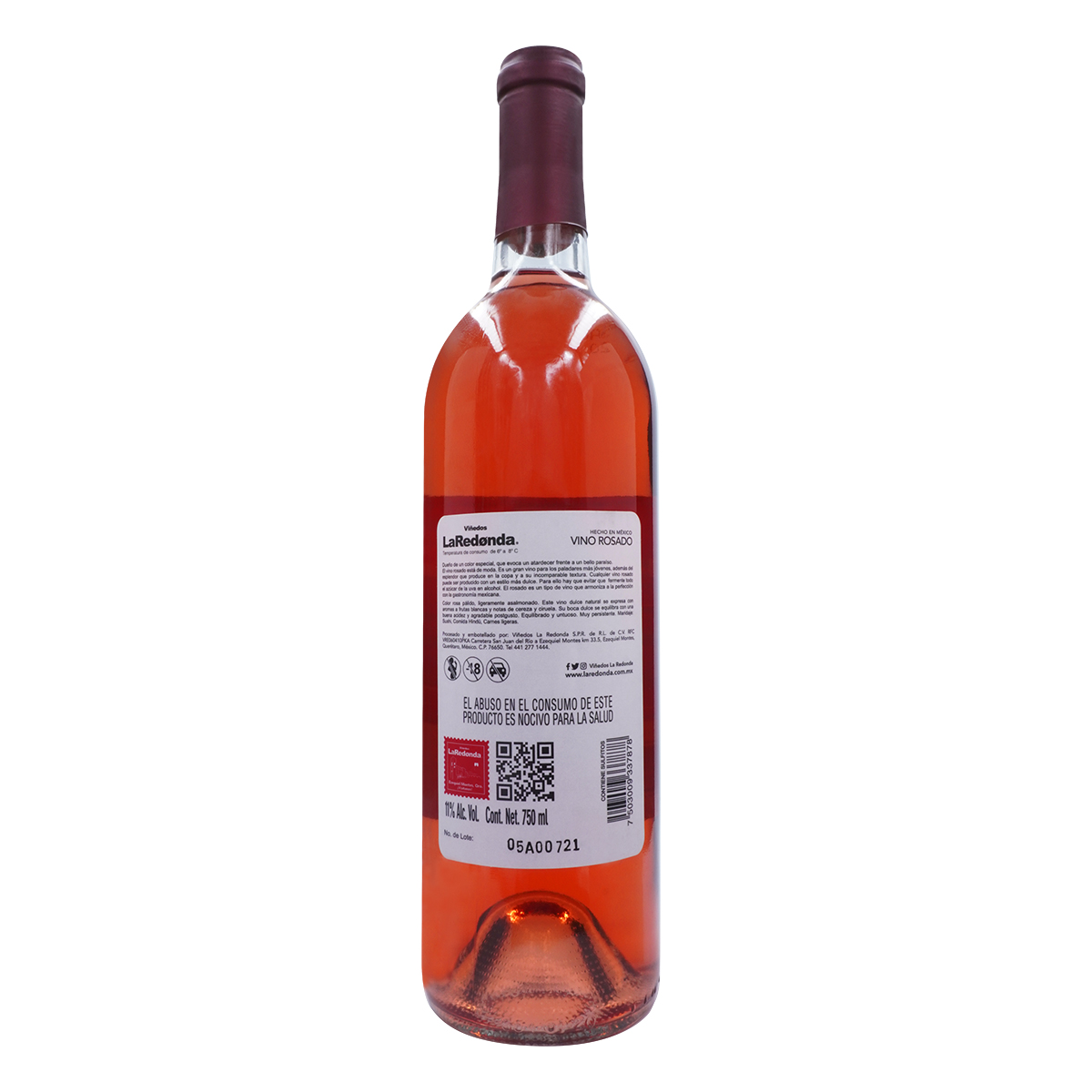 Vino rosado rubí la redonda 750 ml image number null