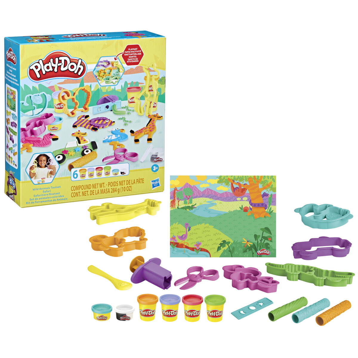Set de Juego Play-Doh Animales Coloridos image number null