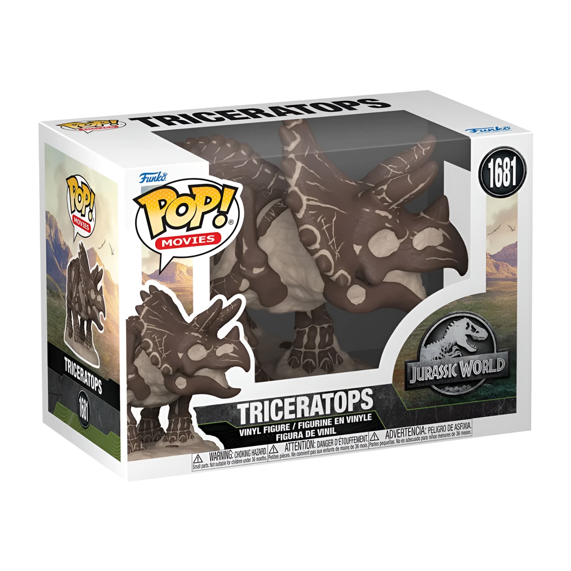 Funko Pop Movies: Jurassic Park Fosil Triceratops image number null