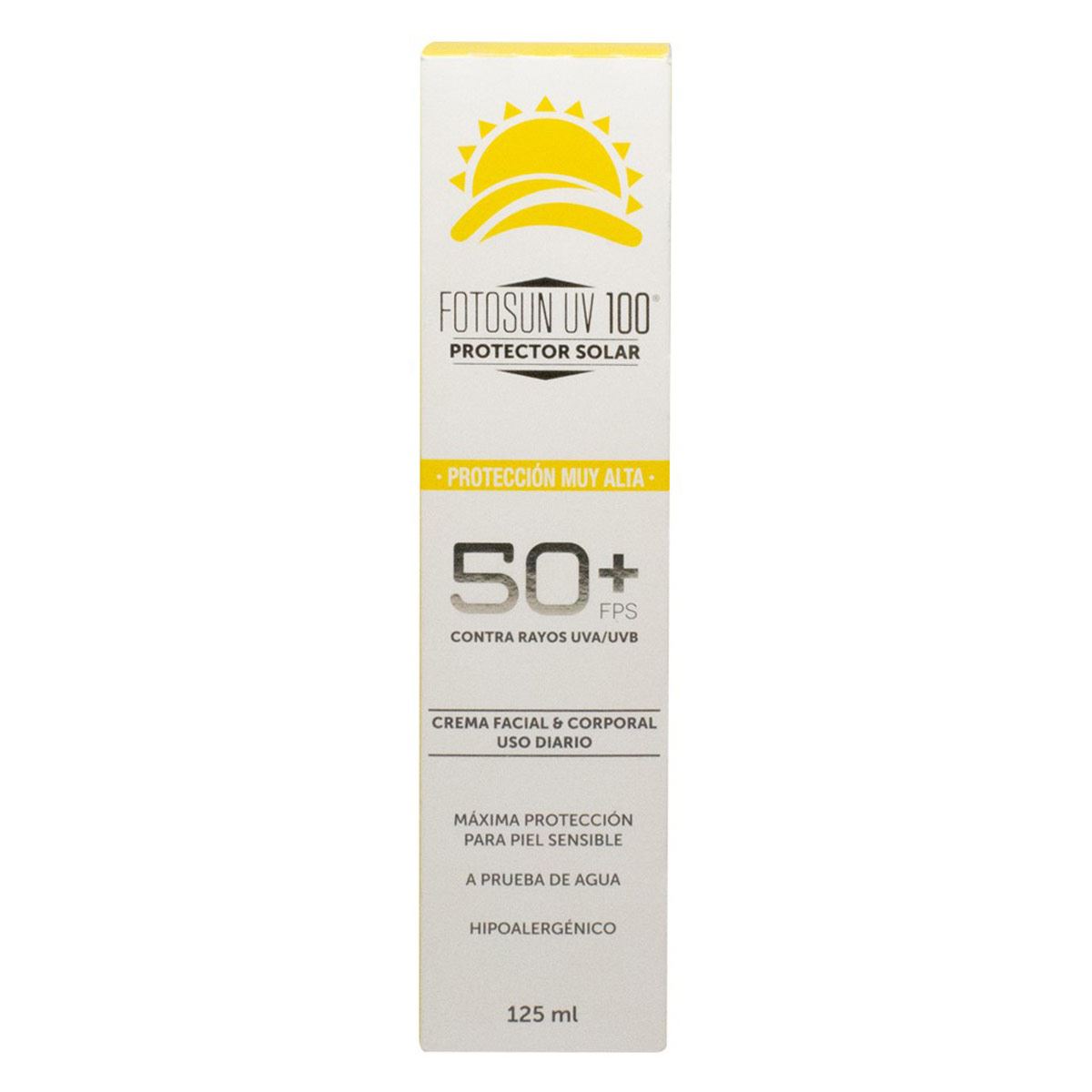 Fotosun UV 100 FPS 50+ Crema , tubo/125 ml sin aroma image number null