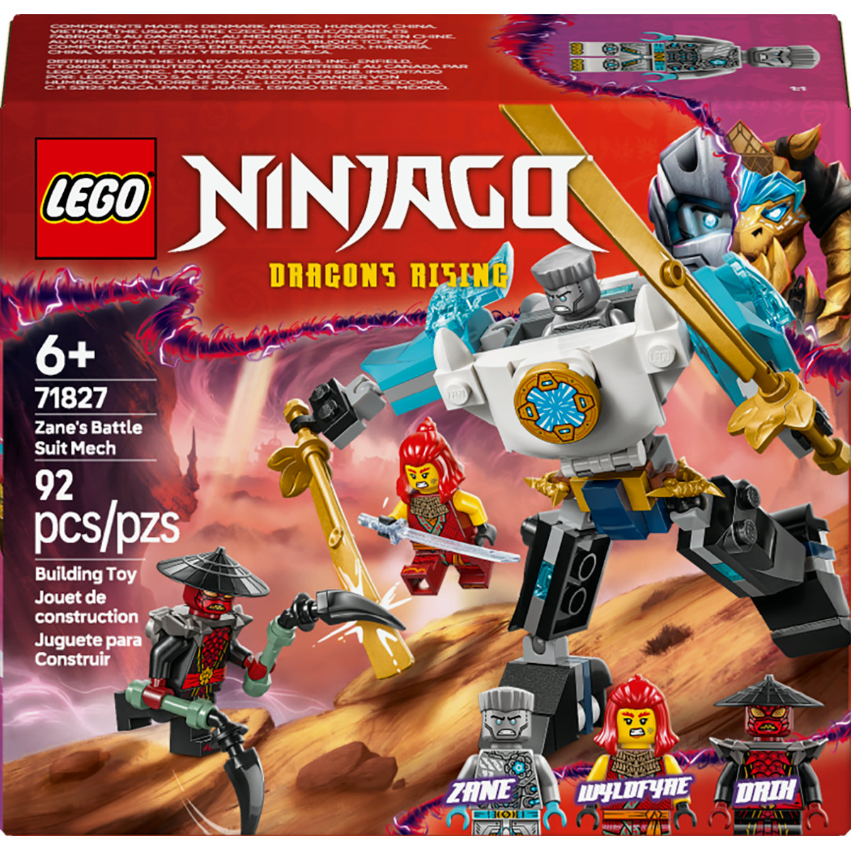 LEGO® Armadura Robótica de Combate de Zane image number null