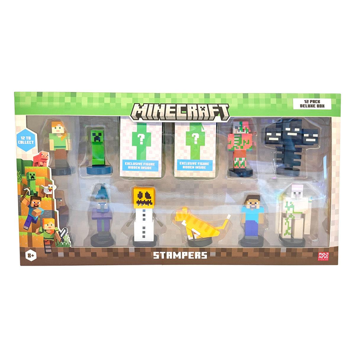 Set de Doce Figuras MINECRAFT Stampers Deluxe Box image number null