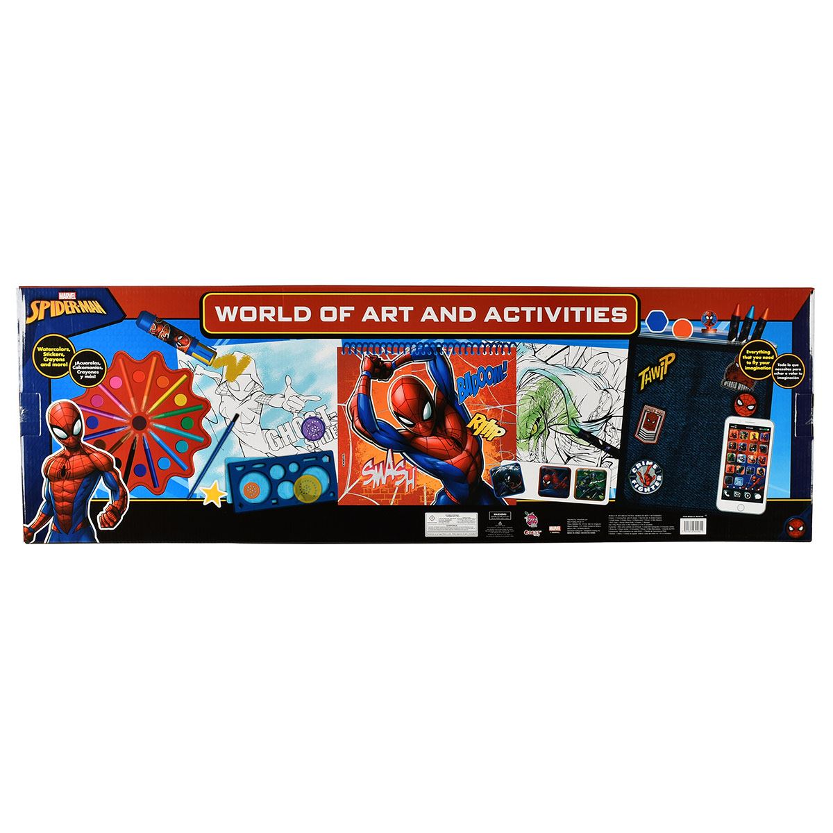 Set de arte y actividades spider man Berry Hip image number null